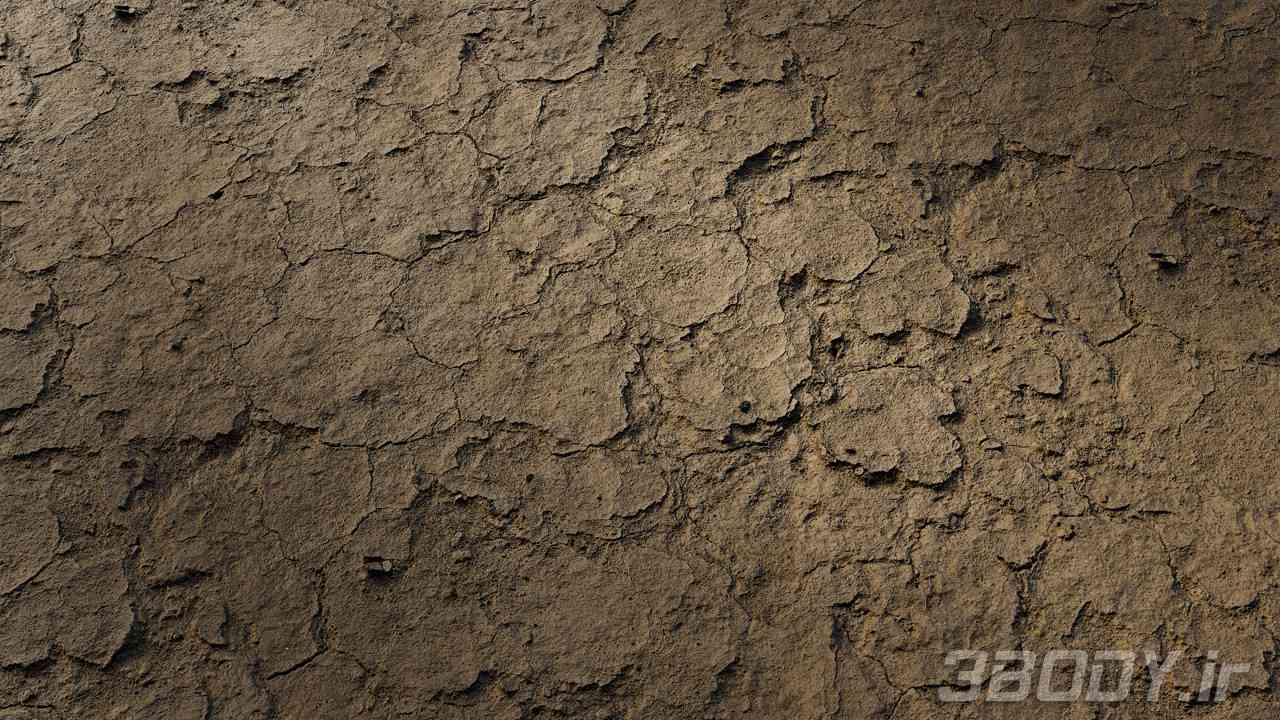 متریال خاک cracked soil عکس 1